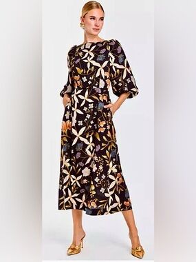 Mestiza New York Gina A-line Midi Dress size 0 NWT